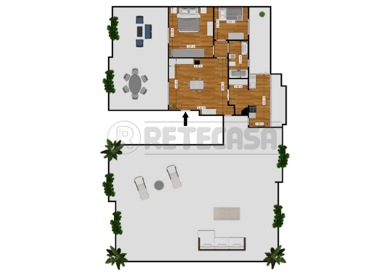 170722495_via_n_consigli_first_floor_first_design_ - Attico Via San Martino 75, Bisceglie - planimetria 1