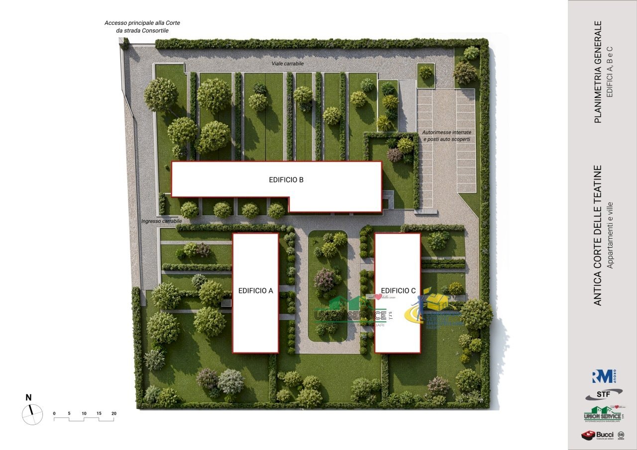 generale vista aerea Corte.jpg - Porzione di casa Strada Consortile 11, Collecchio - foto 1