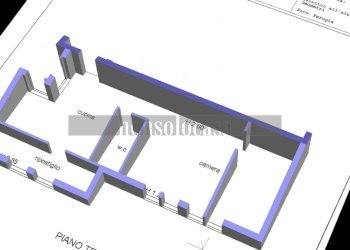 PLANIMETRIA 3D - Attic Via della Scuola 999, Perugia - photo 17