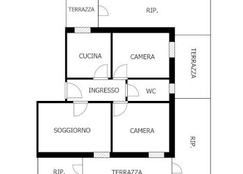 Planimetria - Attico Via Francolano, Casarza Ligure - foto 19
