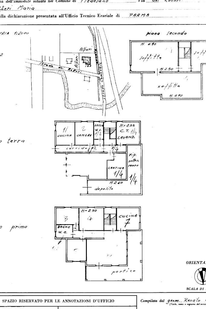 Villa Via Via Verdi, Medesano - floor plans 1