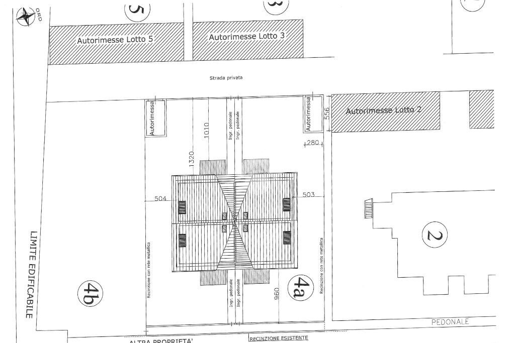 Four-room apartment Strada Chiaviche, Parma (neighborhood Alberi) - floor plans 1