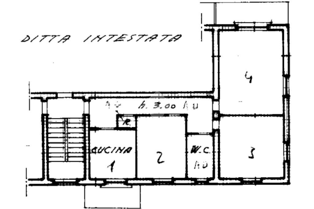 Four-room apartment V. Prima Trasversale, Vezzano Ligure - floor plans 1