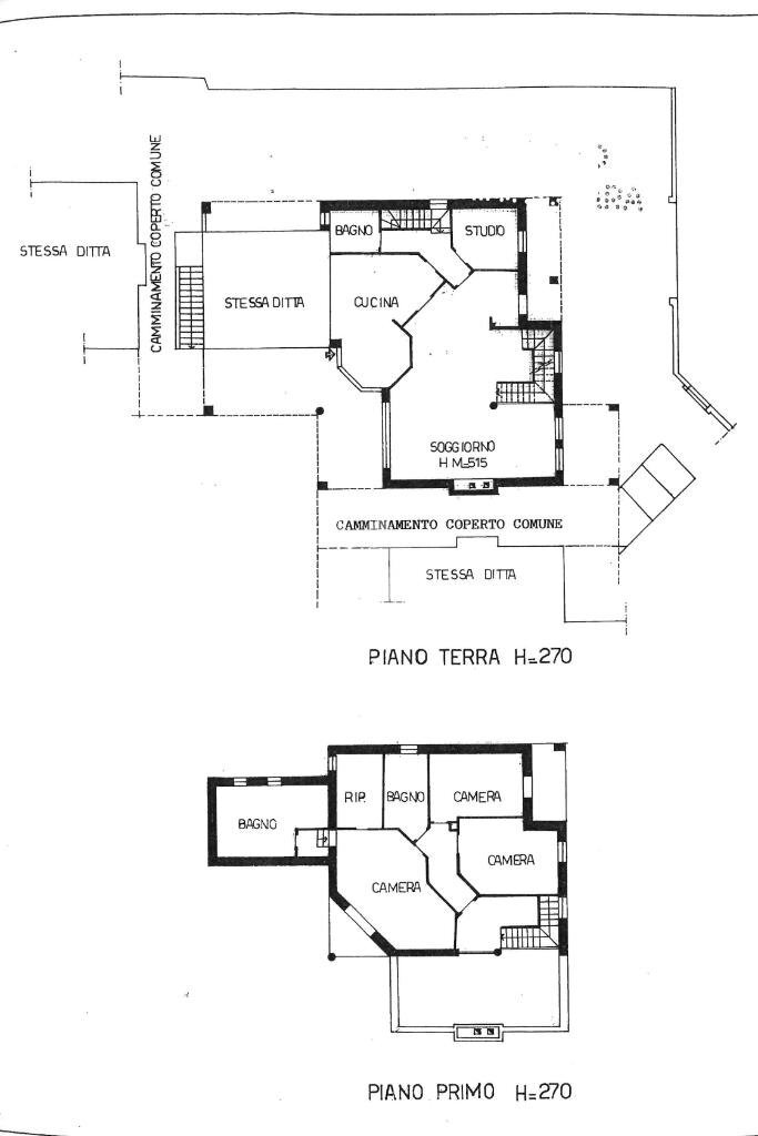 Villa Via Giuseppe Verdi, Trecate - floor plans 1