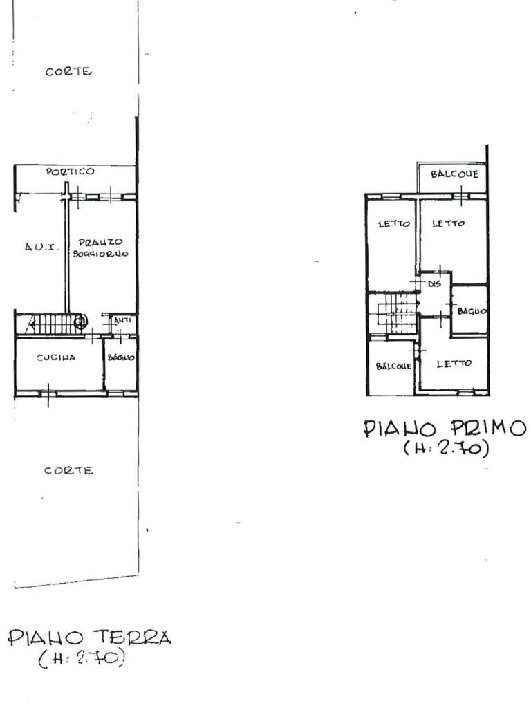 Villa a Schiera Via XXVIII Maggio 1974, Ravenna (zona Fosso Ghiaia) - planimetria 1