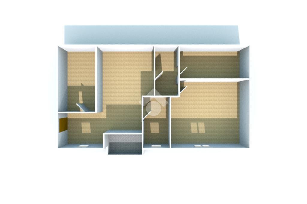 Attic Piazza Caracco, Cassinasco - floor plans 1