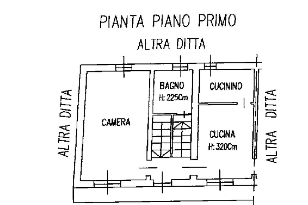 Casa semi indipendente frazione Sant'Antonio, Cherasco - planimetria 1