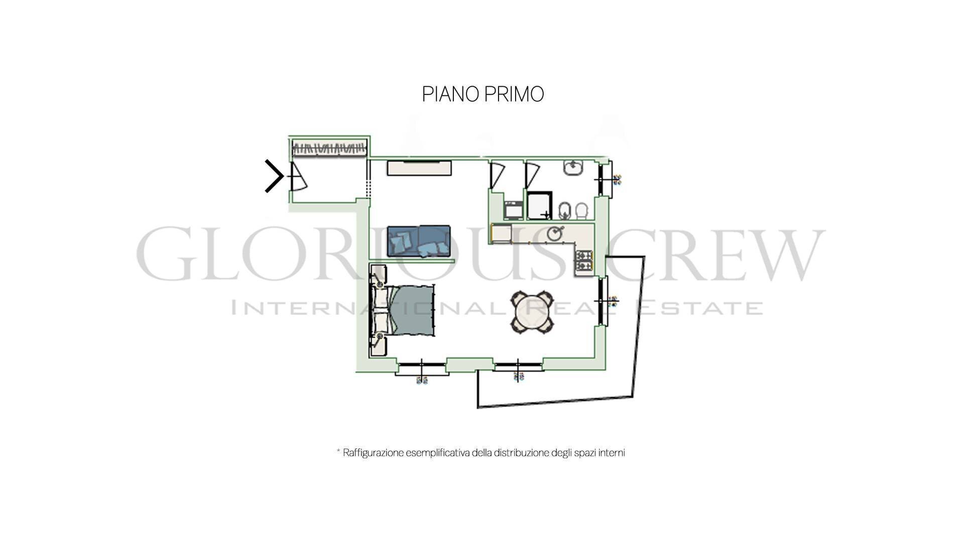 Foto 12 - One-room apartment Via Schivardi, Brescia - floor plans 1