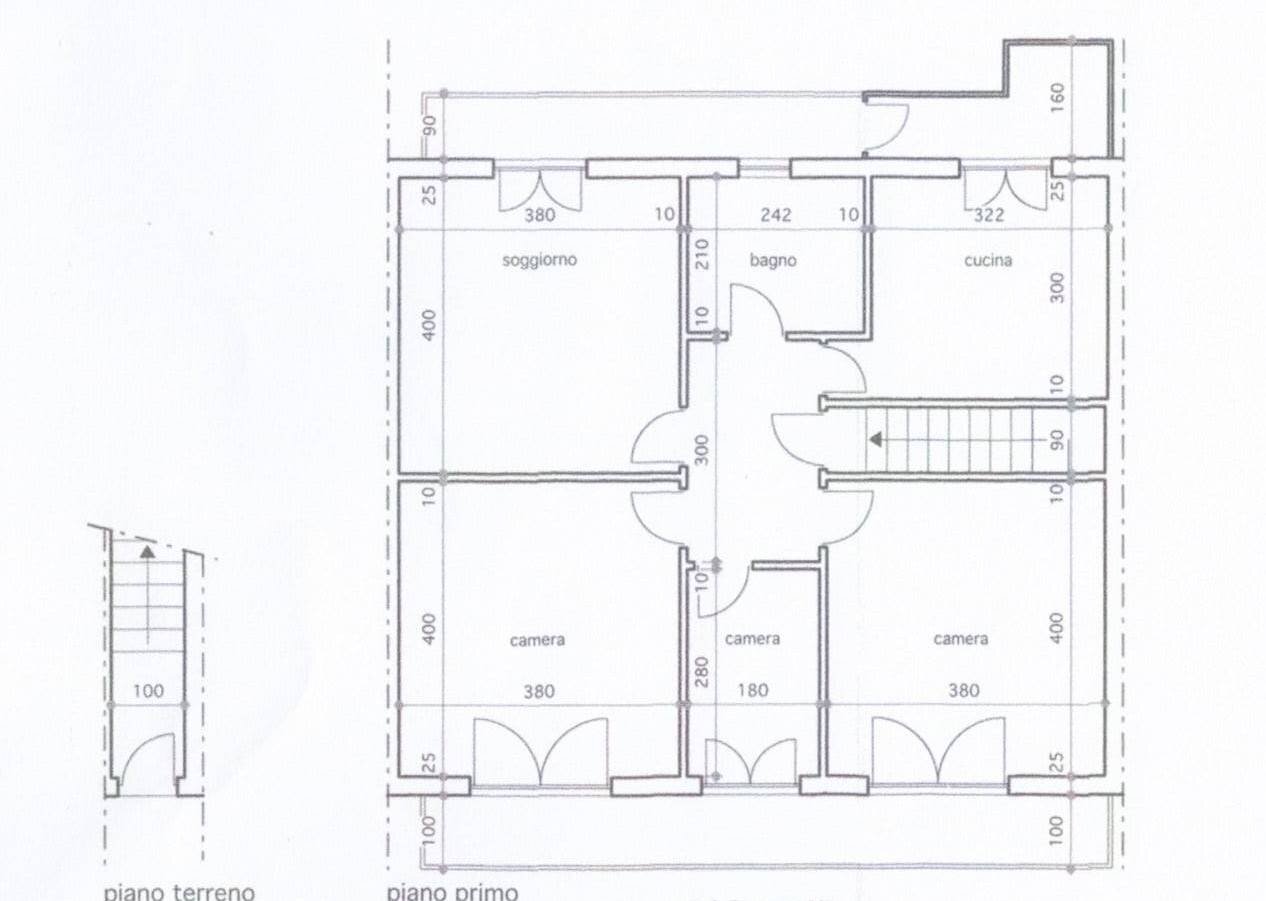 Foto 3 - Casa indipendente via Pascoli
 
33, Viareggio - planimetria 1