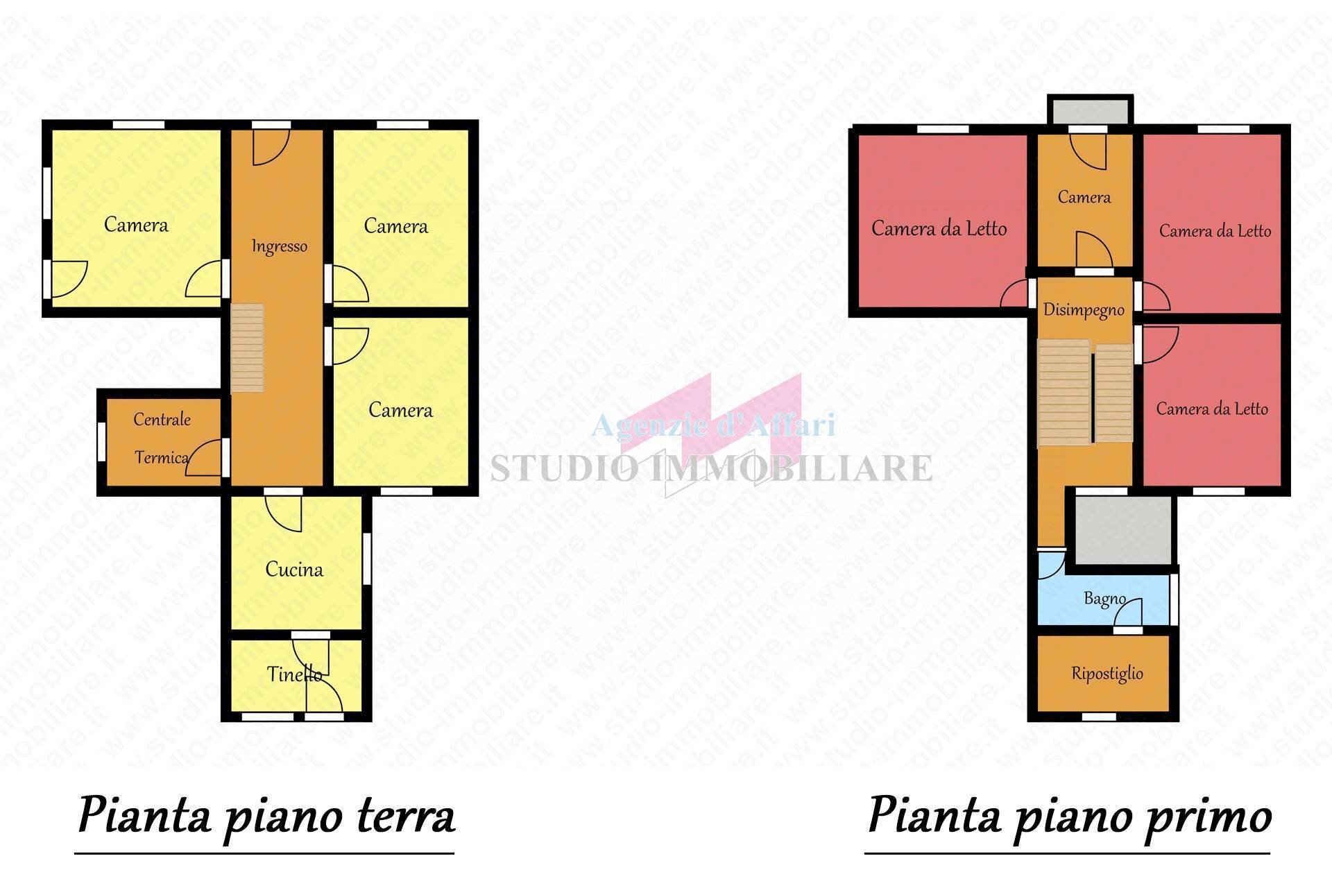 Foto 11 - Casa semi indipendente Piazza Roncatti
 
477, Castelnovo Bariano - planimetria 1