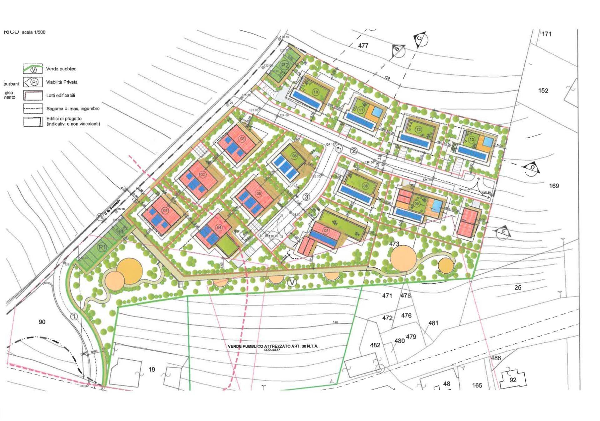 Foto 14 - Building land Contrada Bora Ragnola, Monteprandone - floor plans 1