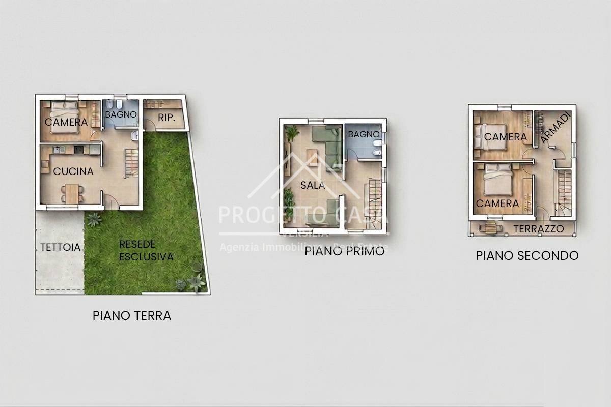 Foto 46 - Casa indipendente VIA VIRGINIO BIANCHI, Massarosa - planimetria 1