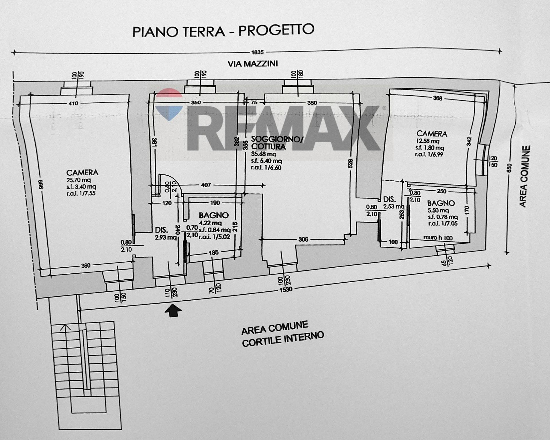 Pianta 2D - Three-room apartment Via Diaz
 
15, Buguggiate - floor plans 1