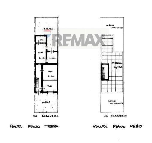 Pianta 2D - Independent house Via Baronessa
 
25, Riposto - floor plans 1