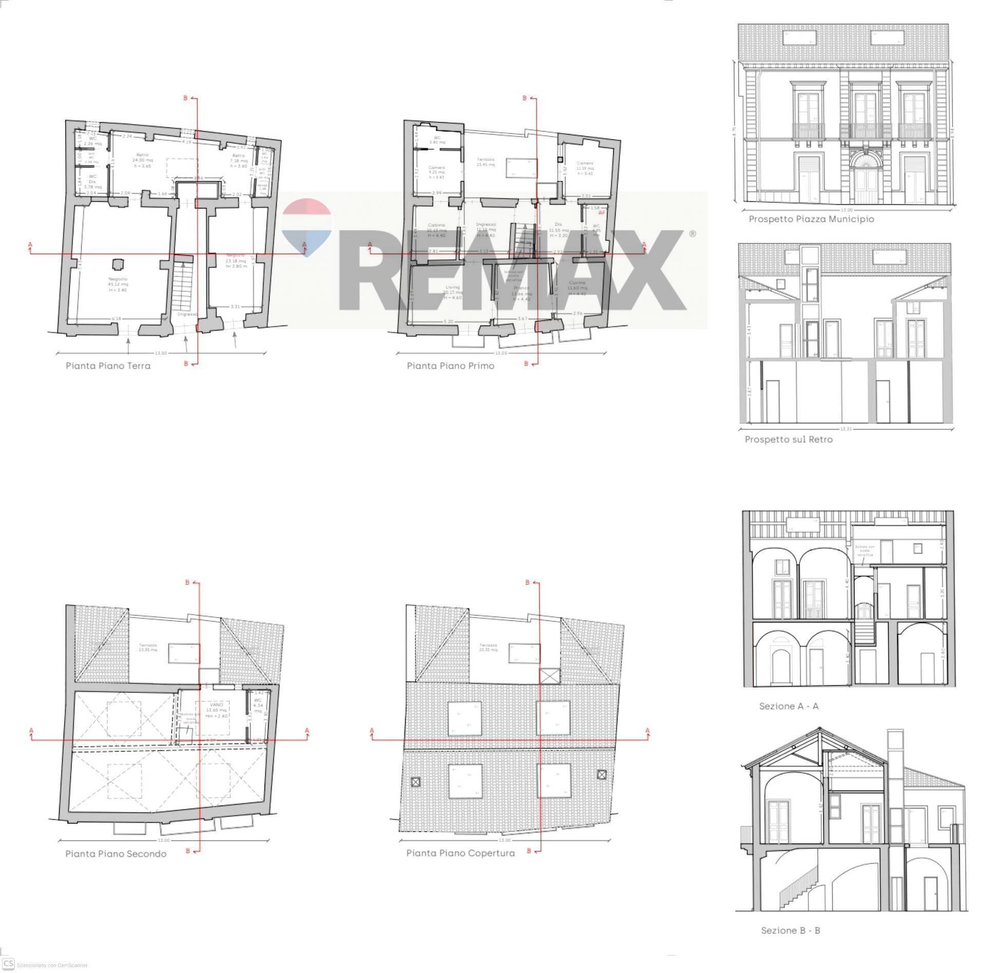 Pianta 2D - Independent house Piazza Municipio
 
1/2/3, Linguaglossa - floor plans 1