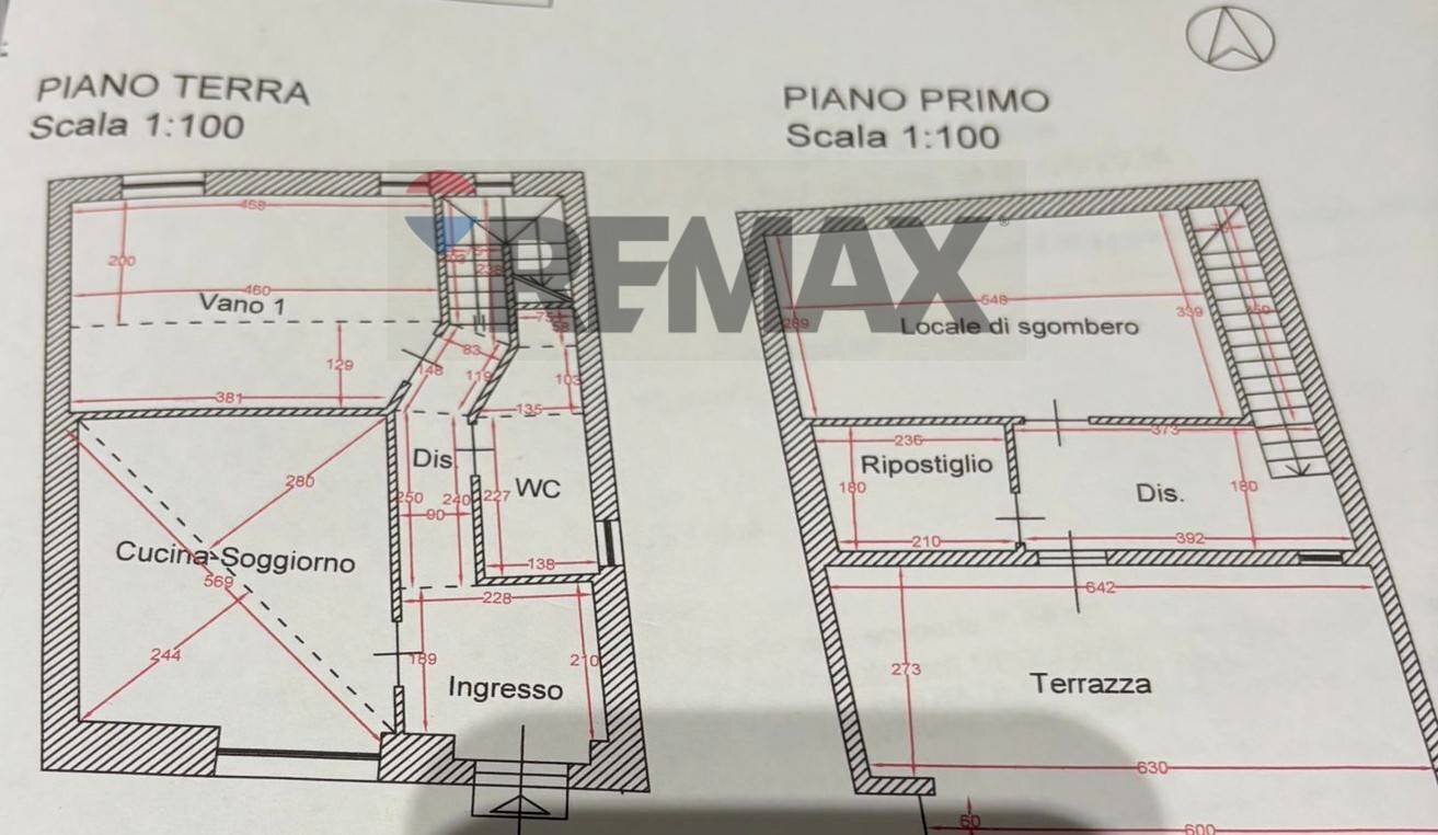 Pianta 2D - Independent house via la rosa
 
24, Pedara - floor plans 1