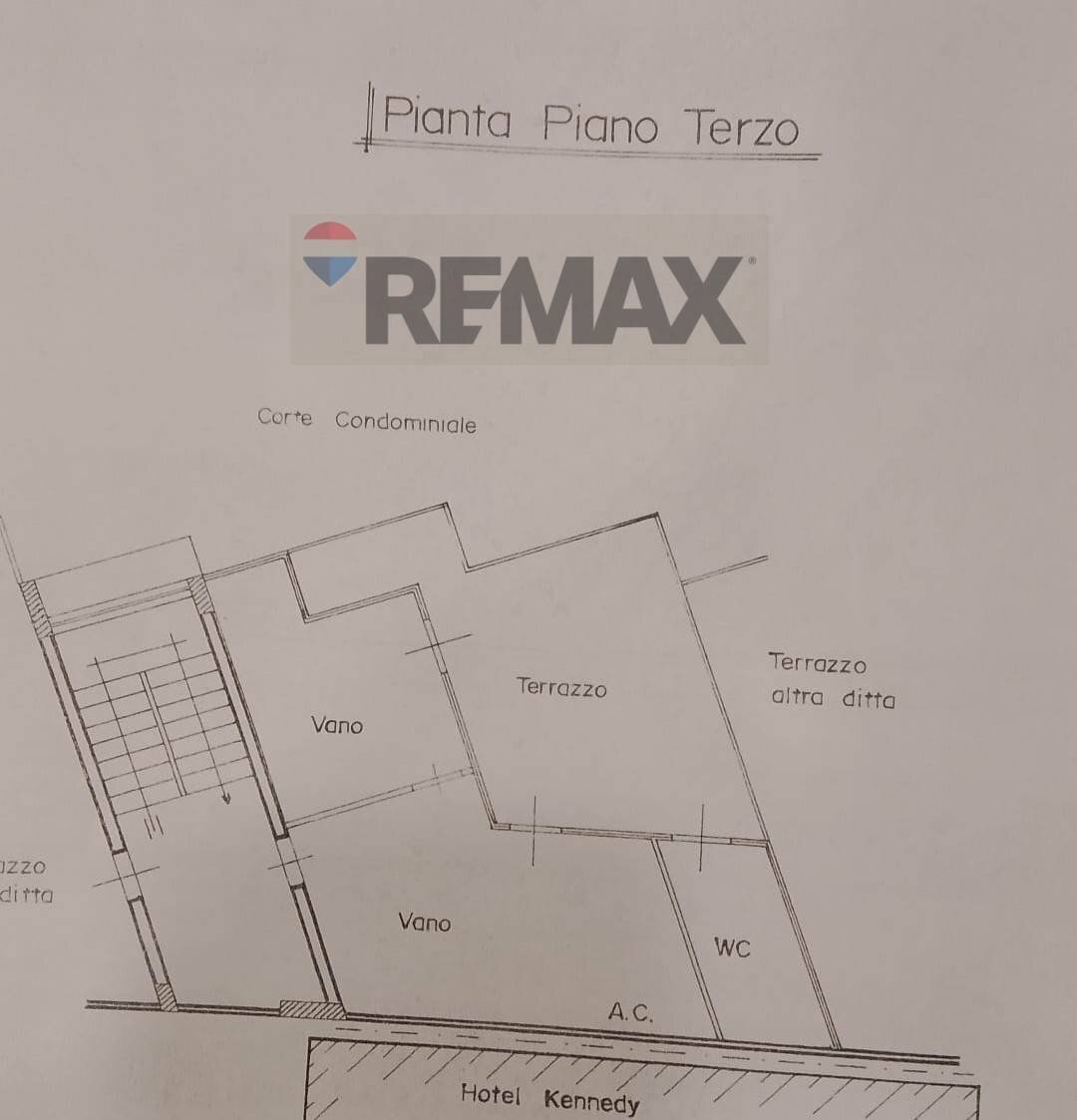 Pianta 2D - Two-room apartment via Nazionale
 
87, Sant'Alessio Siculo - floor plans 1