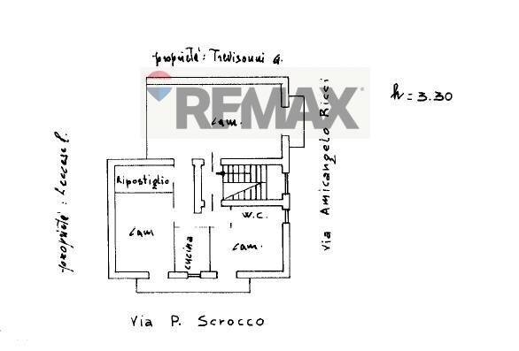 Pianta 2D - Quadrilocale Via Amicangelo Ricci
 
55, Foggia - planimetria 1