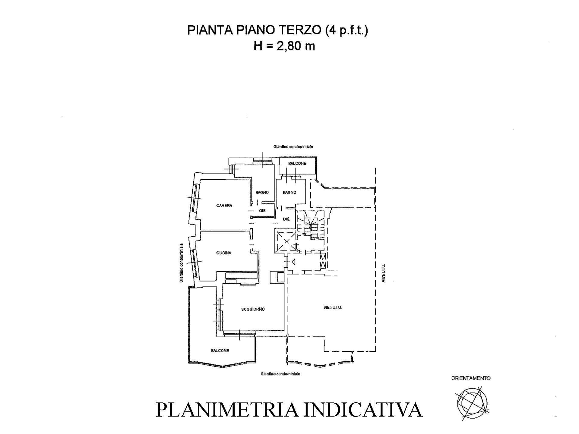 Foto 27 - Appartamento Via Dei Pini, Pino Torinese - planimetria 1