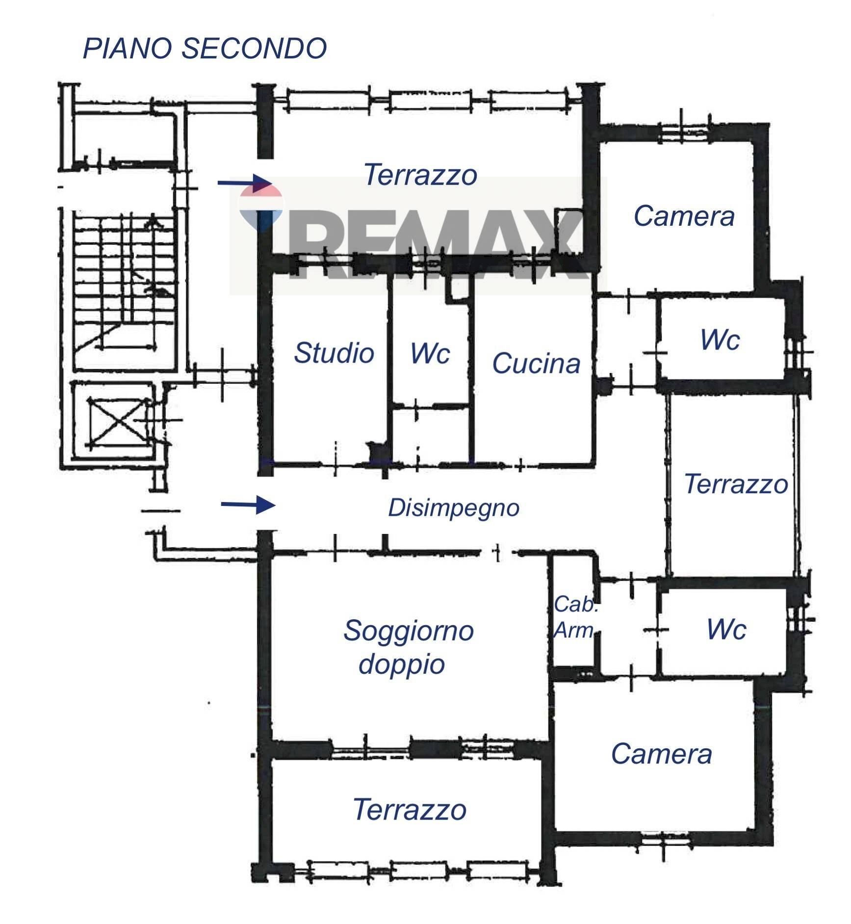 Pianta 2D - Quadrilocale Via Fratelli Fraschini
 
7, Milano - planimetria 1