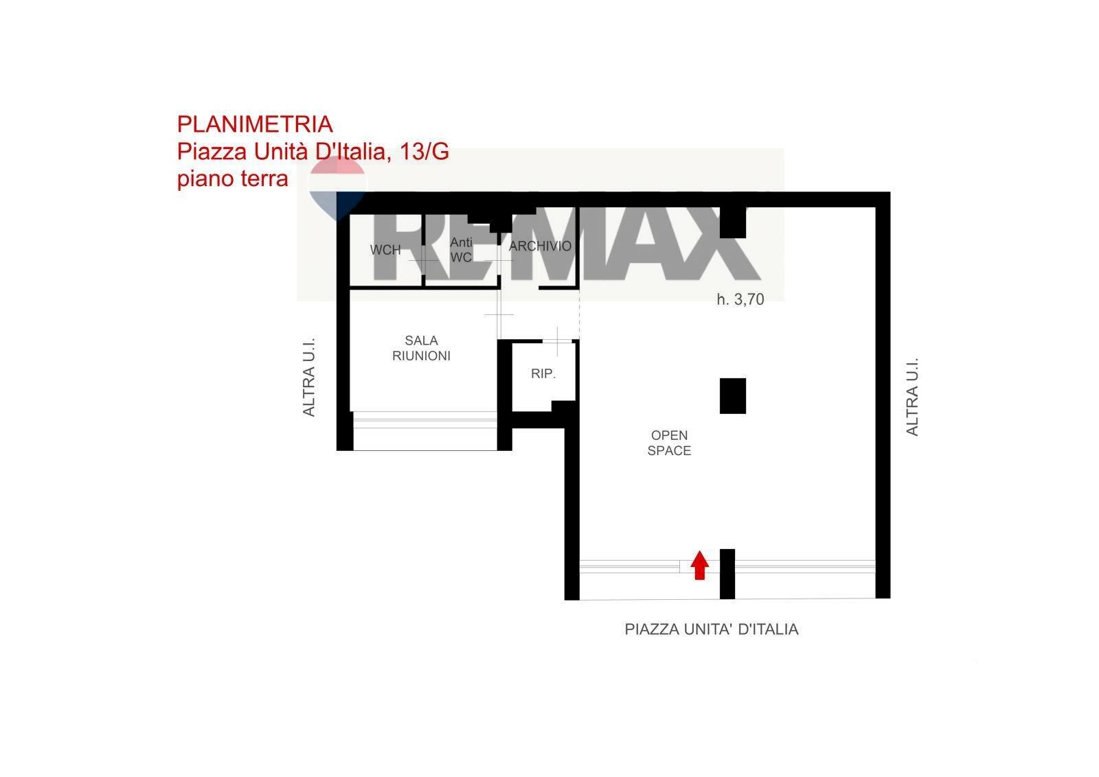 Pianta 2D - Shop Piazza Unita' D'italia
 
13/G, Palermo - floor plans 1