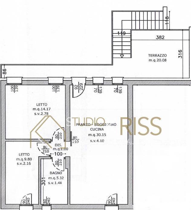 Foto 3 - Three-room apartment santa maria maddalena, Occhiobello - floor plans 1