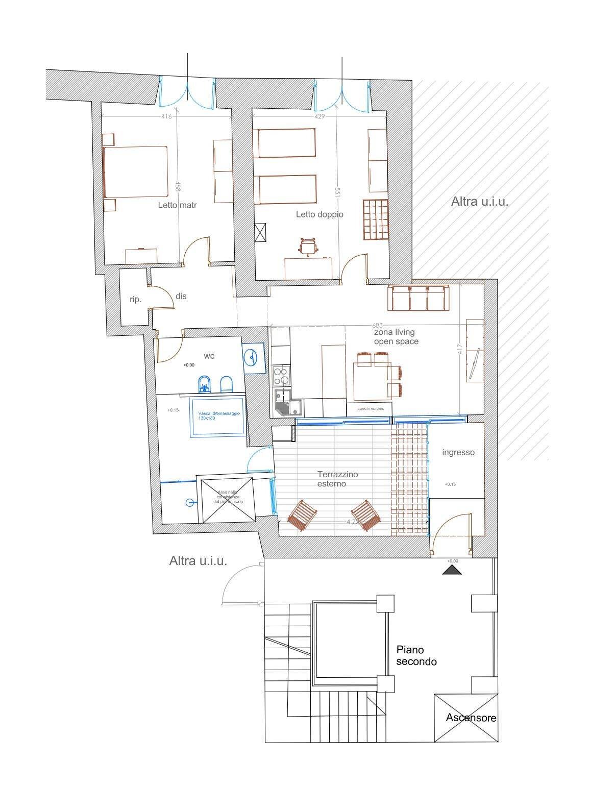 Foto 19 - Four-room apartment Corso Garibaldi
 
113, Barletta - floor plans 1