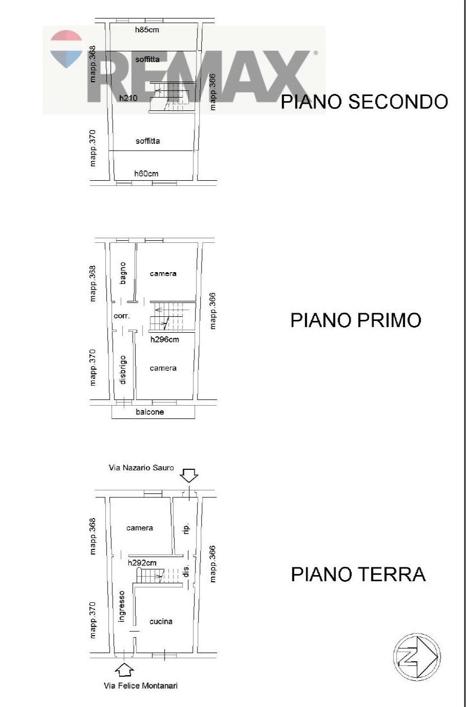 Foto 10 - Terraced Villa Via Montanari
 
4, Canneto sull'Oglio - floor plans 1