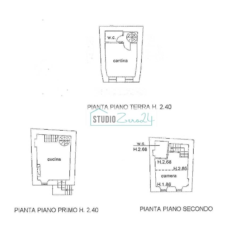Foto 14 - Semi-detached house Via Polidori, Seravezza - floor plans 1