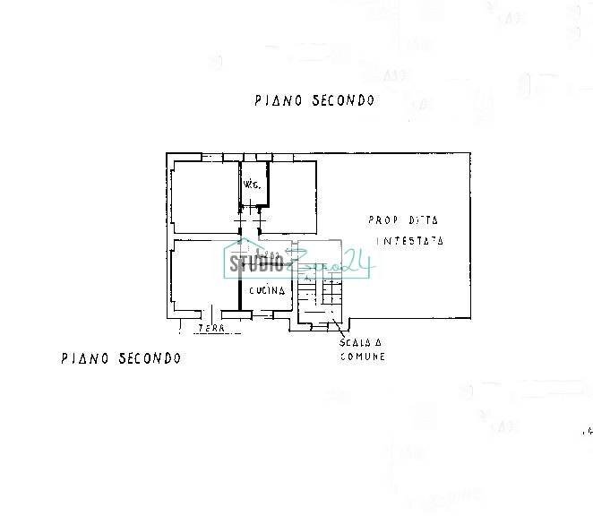 Foto 34 - Four-room apartment via martiri di sant'anna, Seravezza - floor plans 1