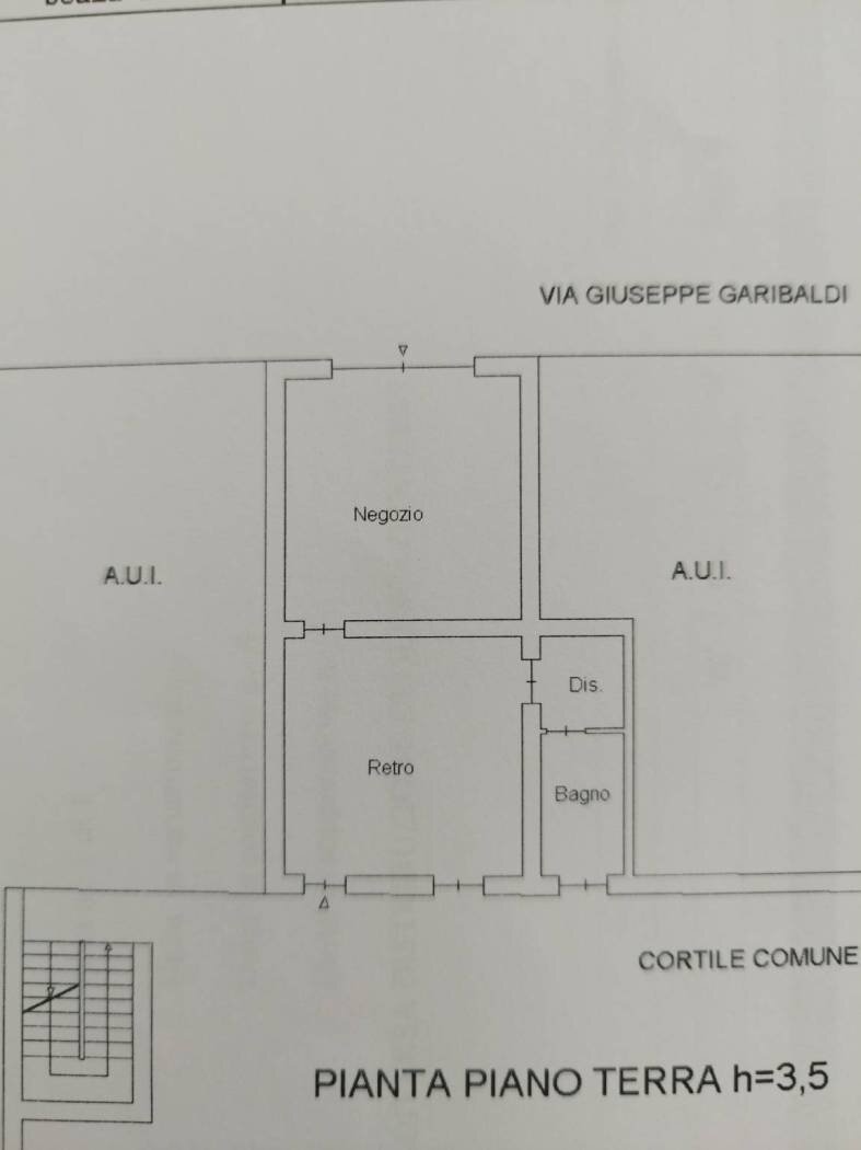 Shop corso Giuseppe Garibaldi, 97, Rho - floor plans 1