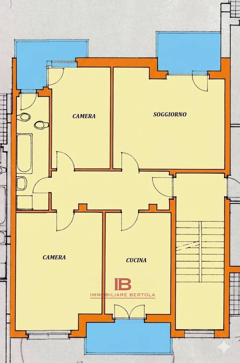 Foto 28 - Four-room apartment Piazza Papa Giovanni
 
4, Dronero - floor plans 1