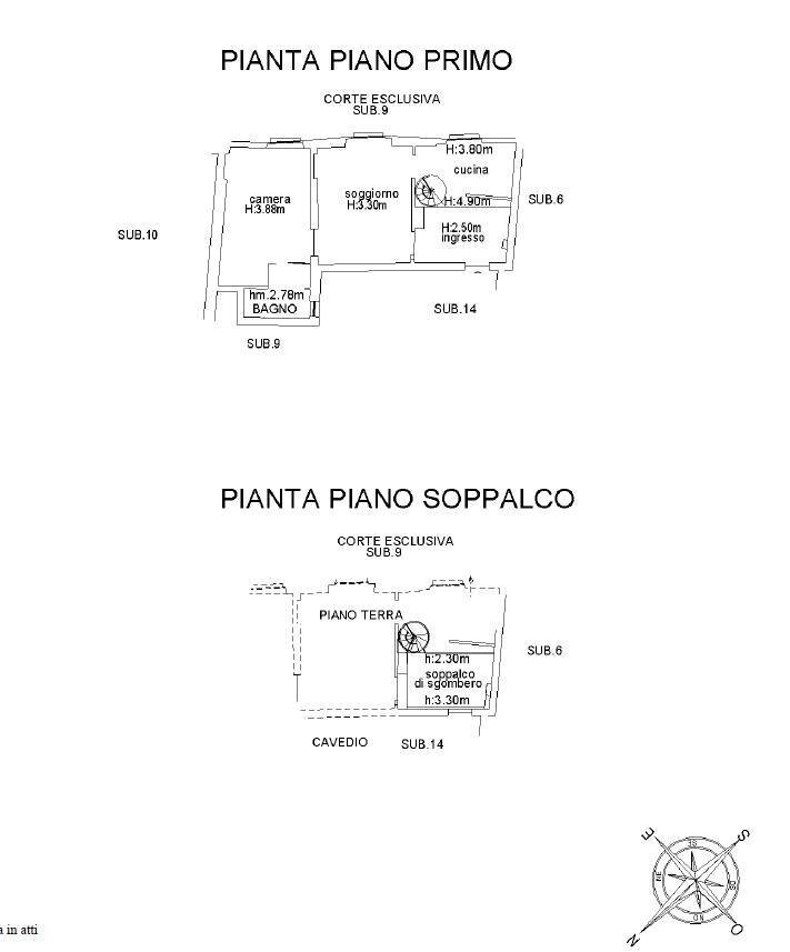 Foto 40 - Trilocale Via Bellavista
 
47, Savona - planimetria 1