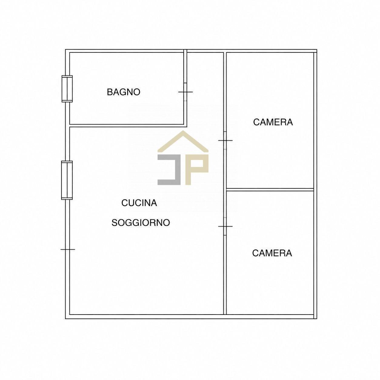 Foto 12 - Three-room apartment Via Luigi Capuana
 
34A, 36, Balestrate - floor plans 1