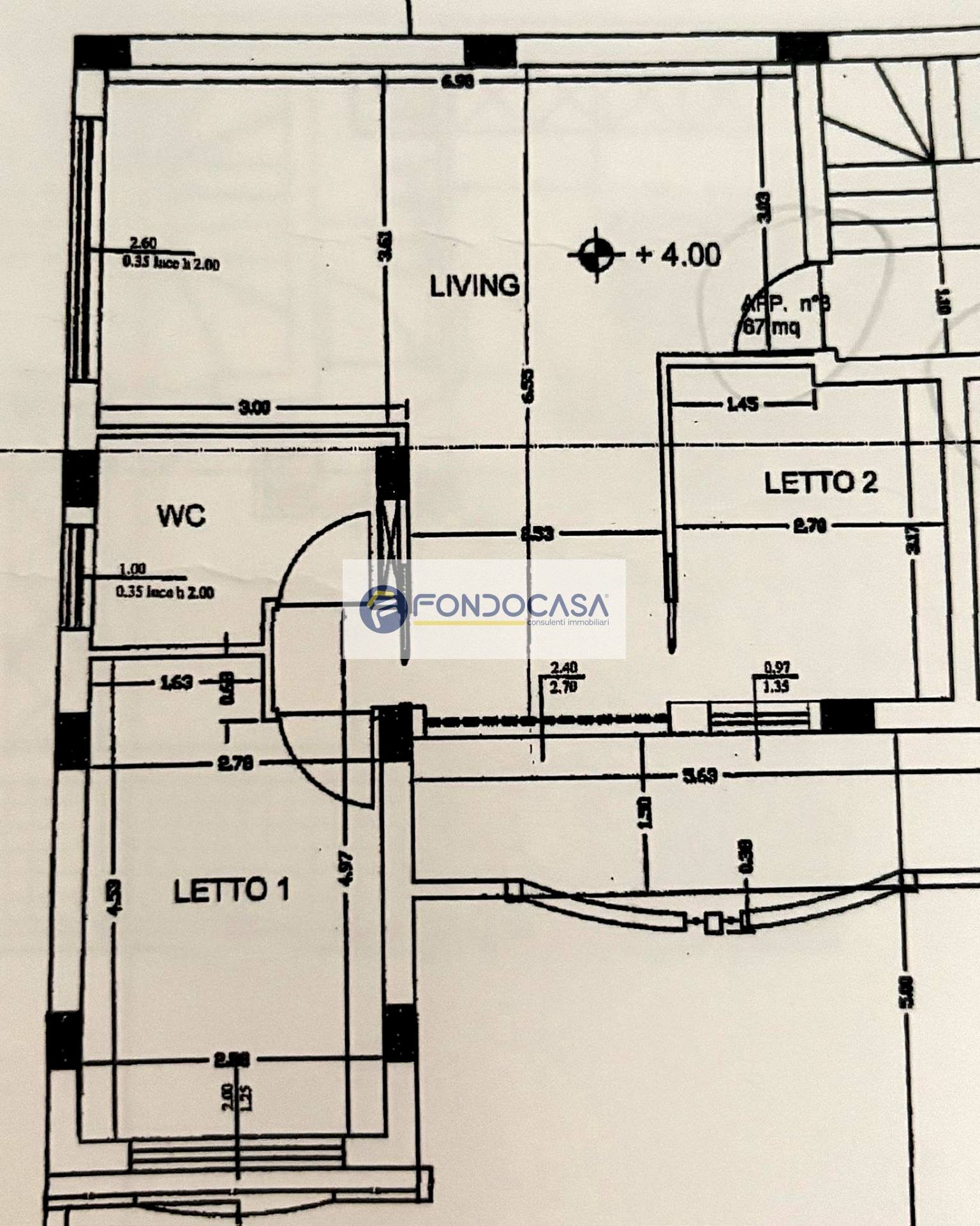 Foto 58 - Trilocale Via Renis
 
8, Otranto - planimetria 1