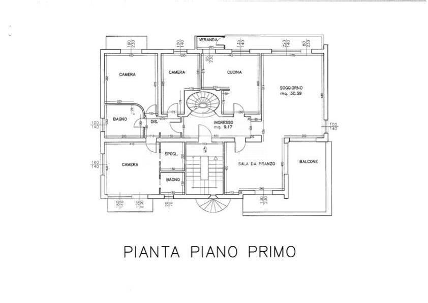 Foto 42 - Appartamento Viale Orazio, Riccione - planimetria 1