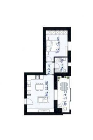 Appartamento via Isabella Colbran, Bologna (zona Lame) - planimetria 1