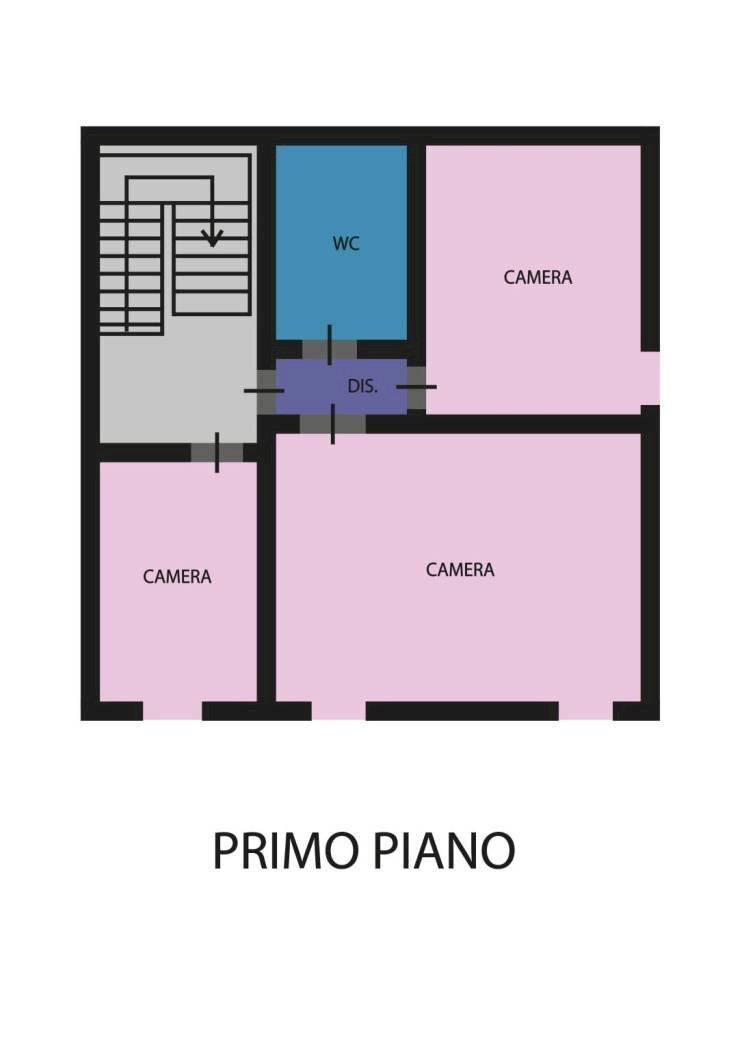 Villa traversa Savini, Bagnacavallo - floor plans 1