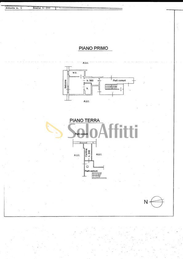 PLANIMETRIA - Appartamento Via Francesco Orsi 76, Pavia - planimetria 1