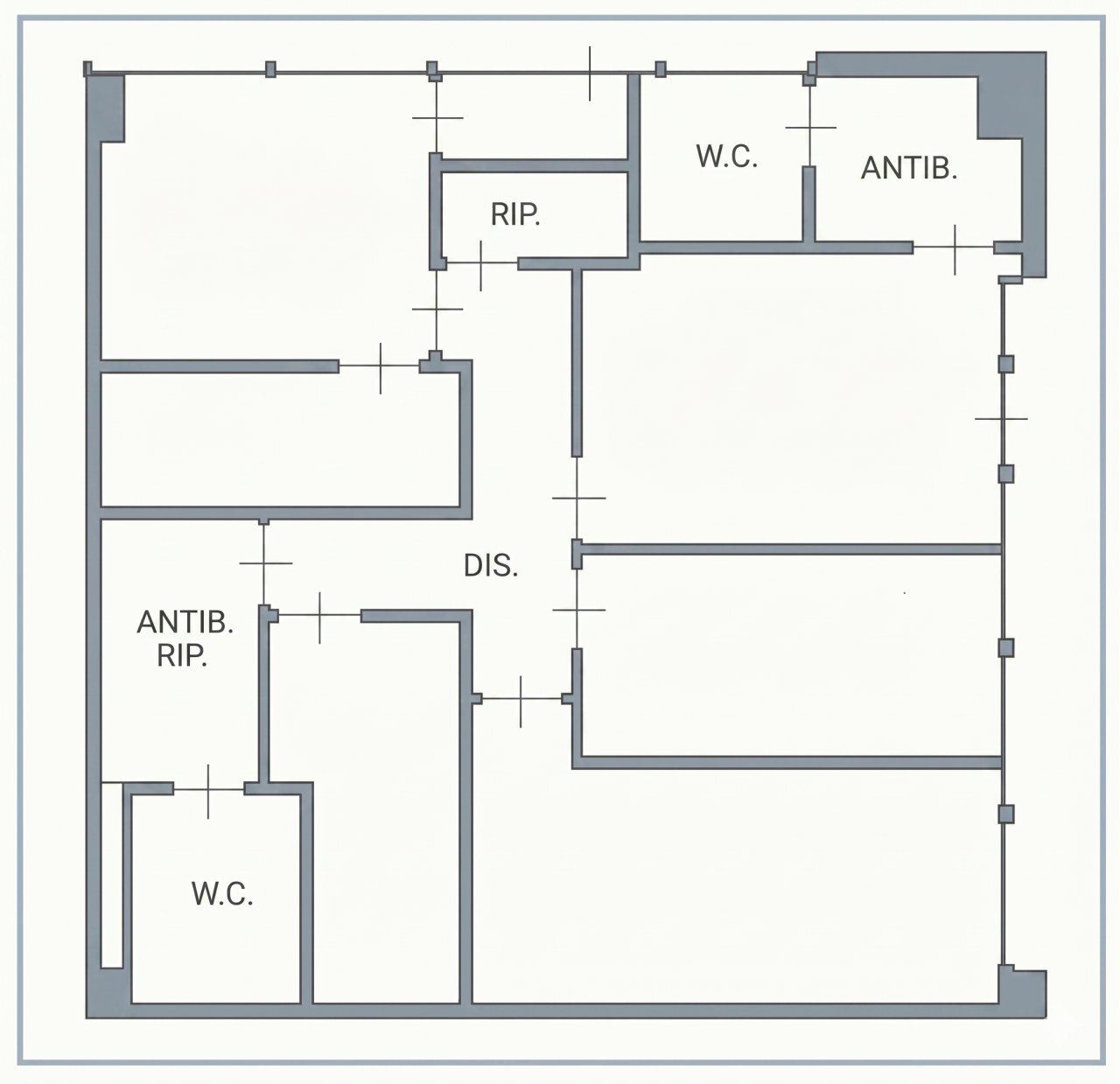 DISEGNO.png - Locale Commerciale Via Orzinuovi, Brescia (zona Chiesanuova) - planimetria 1