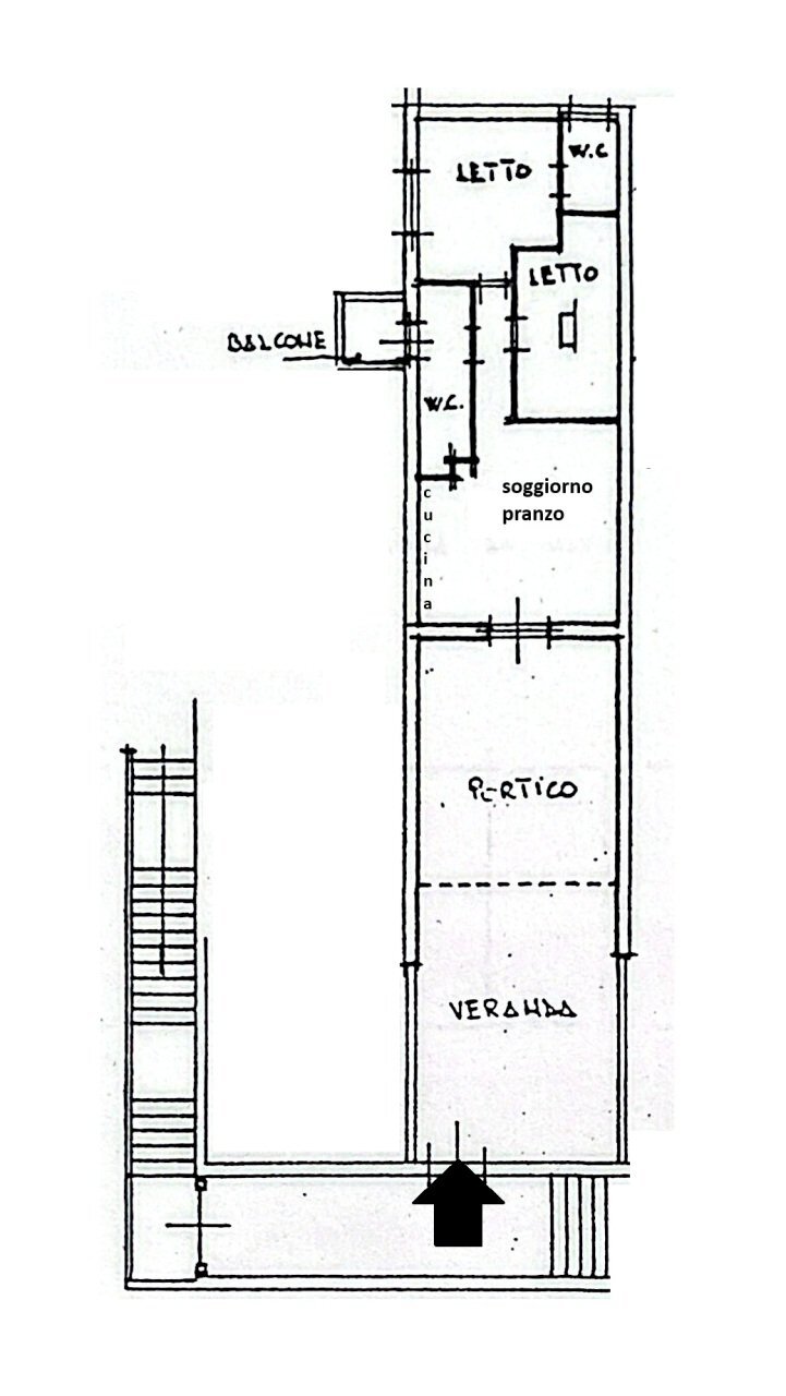 planimetria - Villa a Schiera Contrada Capitolo 91, Monopoli - planimetria 1