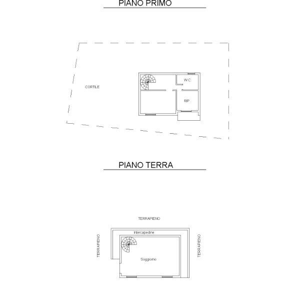 2.jpg - Villa at auction Piazza Guglielmo Marconi 28, Sant'Olcese - floor plans 1