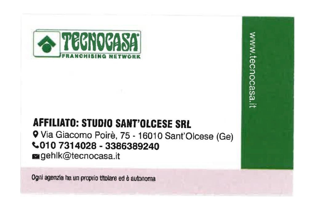 Four-room apartment Via Don Minzoni, Sant'Olcese - floor plans 1