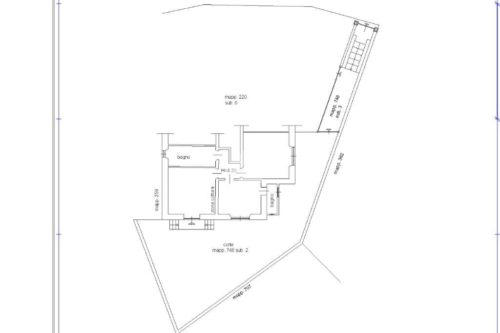Porzione di casa Via s.francesco, Sarzana - planimetria 1