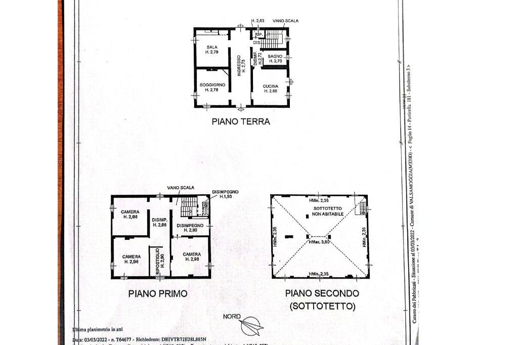 Rustico Via Parviano, Valsamoggia - planimetria 1