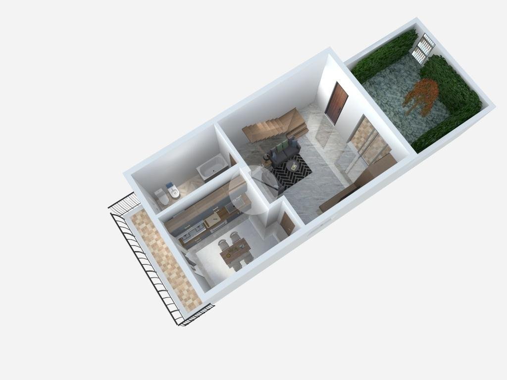 Terraced Villa Via caselle vecchia, Leini - floor plans 1