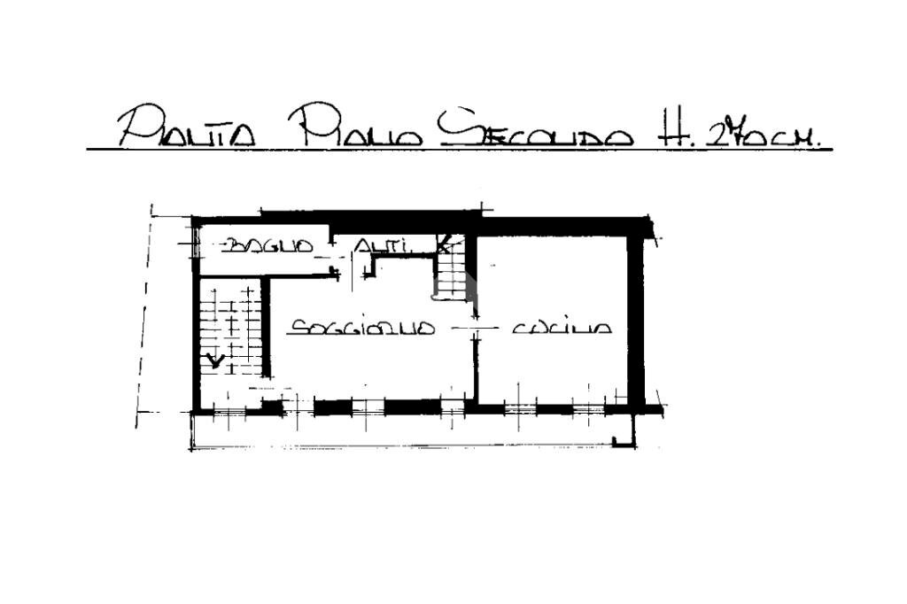 Four-room apartment Via Rivette, Almese - floor plans 1