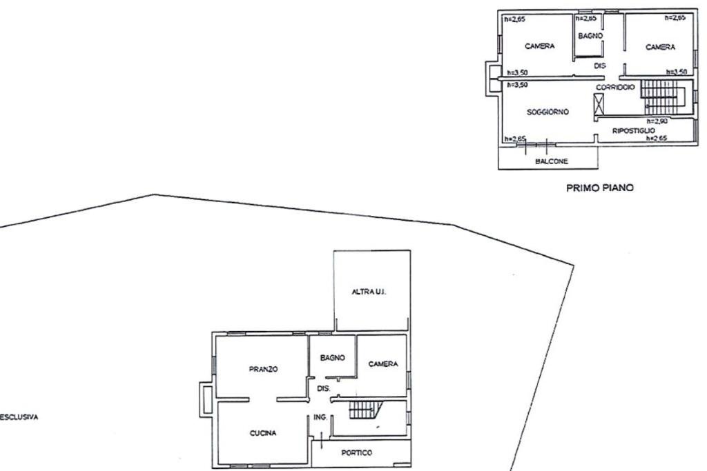 Villa Via Marzabotto, Poviglio - floor plans 1