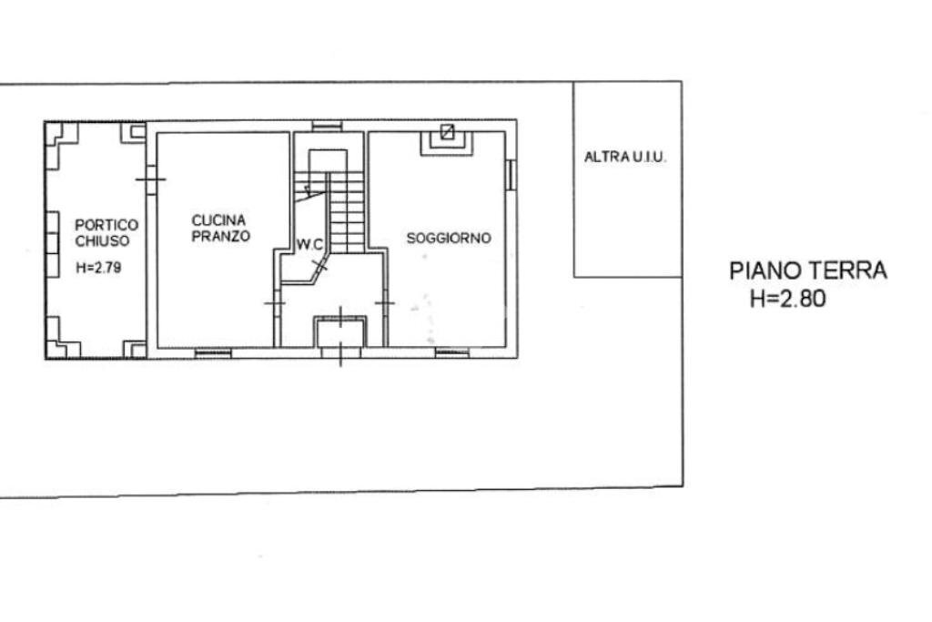 Casa indipendente Via Fratelli Cervi, Reggio nell'Emilia - planimetria 1
