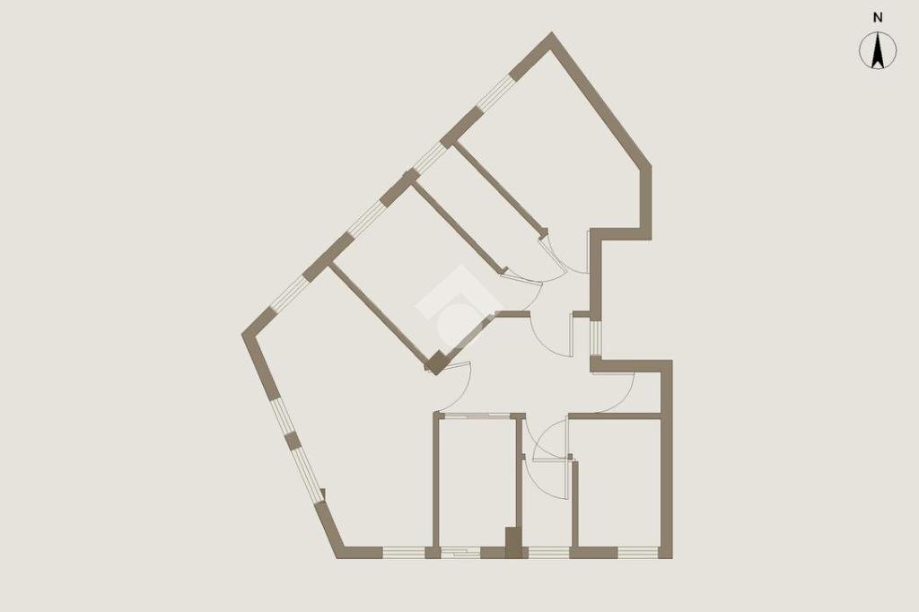 Four-room apartment Via Pisanello, Milano (neighborhood Gambara) - floor plans 1